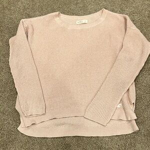 Hollister Soft Pink Crew Neck Sweater